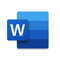 App Icon for Microsoft Word App in Brazil IOS App Store