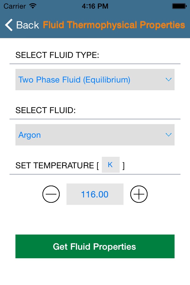 Thermal-Hydraulic Database screenshot 3