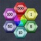 Big Hexagon Puzzle is a classic bubbles game, where you must select a color group of hexagons on a grid and click to destroy them