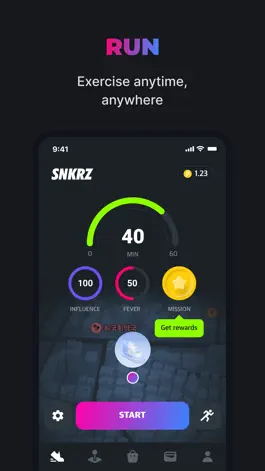 Game screenshot SNKRZ - A fitness rewards app hack