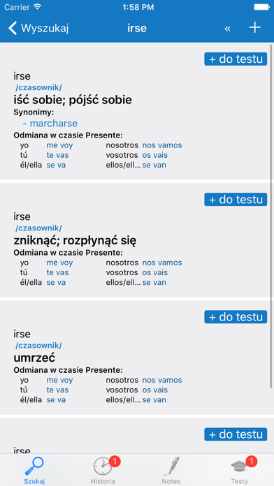 How to cancel & delete Leksyka Słownik Hiszpańsko Polski from iphone & ipad 4