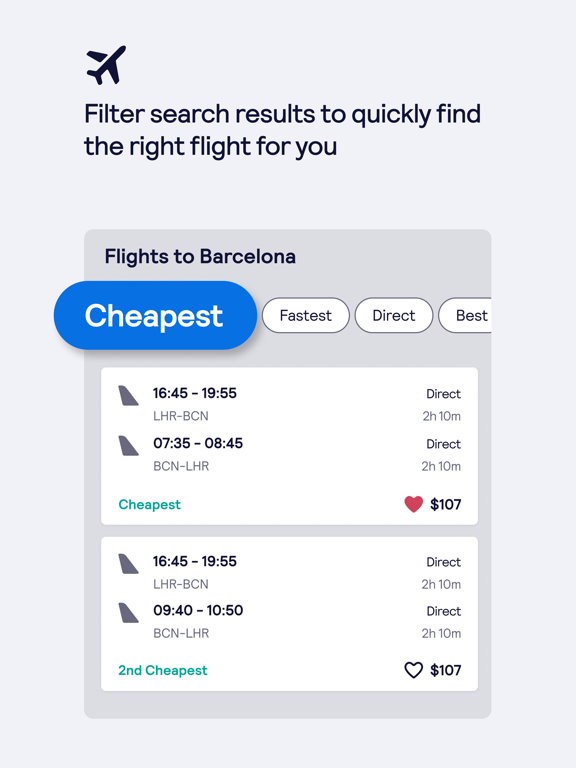 Skyscanner – travel deals screenshot 3