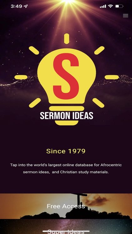 Sermon Ideas App Subscription