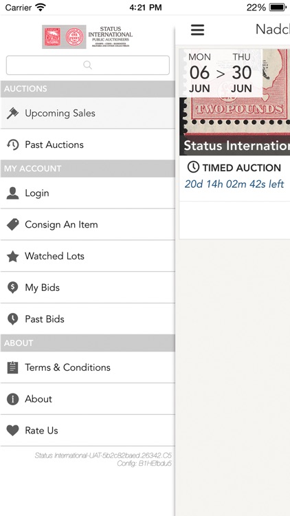 Status International Auction screenshot-3