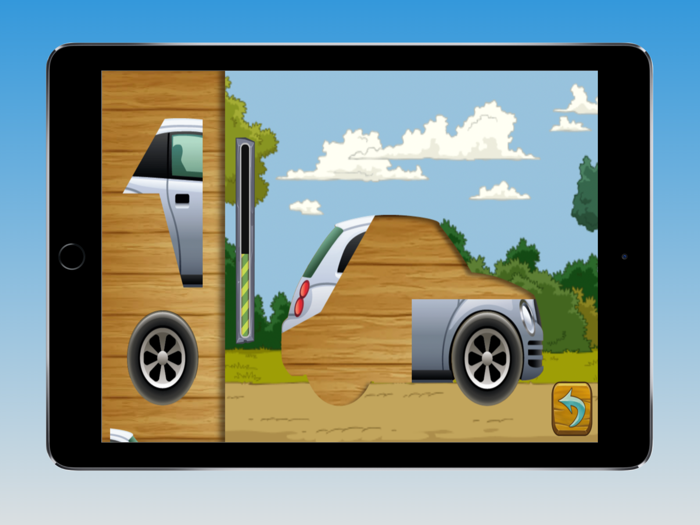 Puzzle Game for kids. Cars.