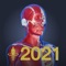 teamLabBody2021 is the definitive edition of the human anatomy book covering muscles　and bones, blood vessels, nerves, and ligaments as well as organs and the brain