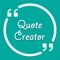 iQuote - Quote Creator is the easiest app to create beautiful quotes, inspirational text pictures & sayings images with a clean interface, designed for quick editing