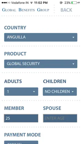 Game screenshot Global Benefits Group apk
