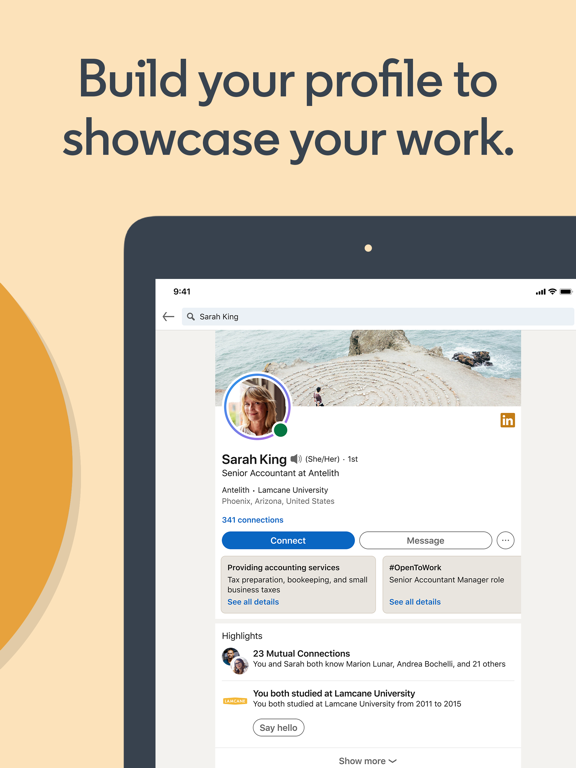LinkedIn: Network & Job Finder Ipad images