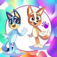 Blue art Glitter Book App