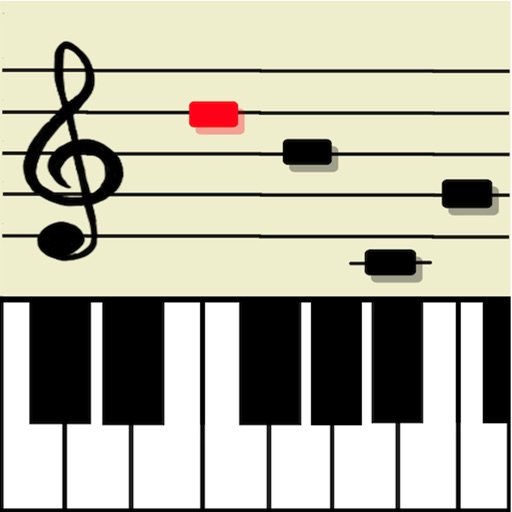 Music notes training for piano by kenji kiuchi