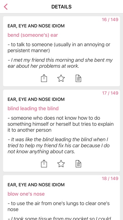 Body Eyes idioms in English