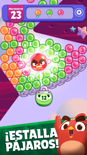 Angry Birds Dream Blast captura de pantalla 1