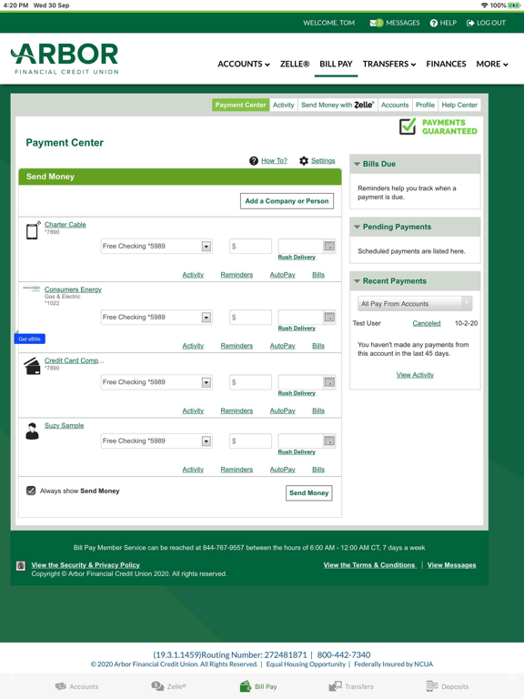 Arbor Financial Mobile Banking screenshot 4