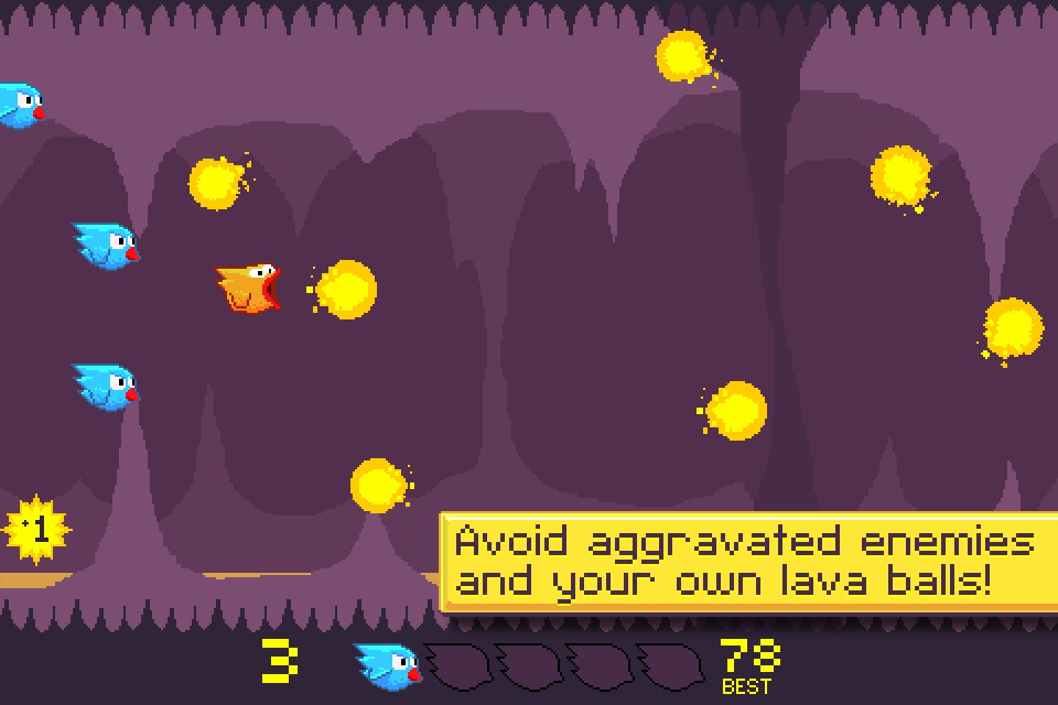 Lava Bird screenshot 2
