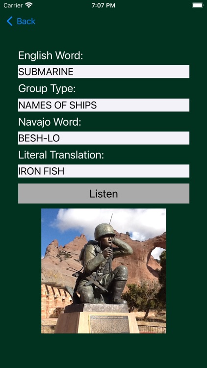 Navajo Code Talkers Language screenshot-7