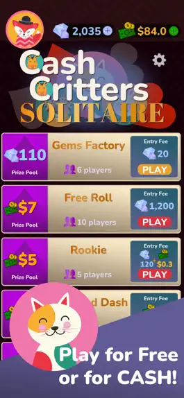 Game screenshot Cash Critters: Solitaire apk