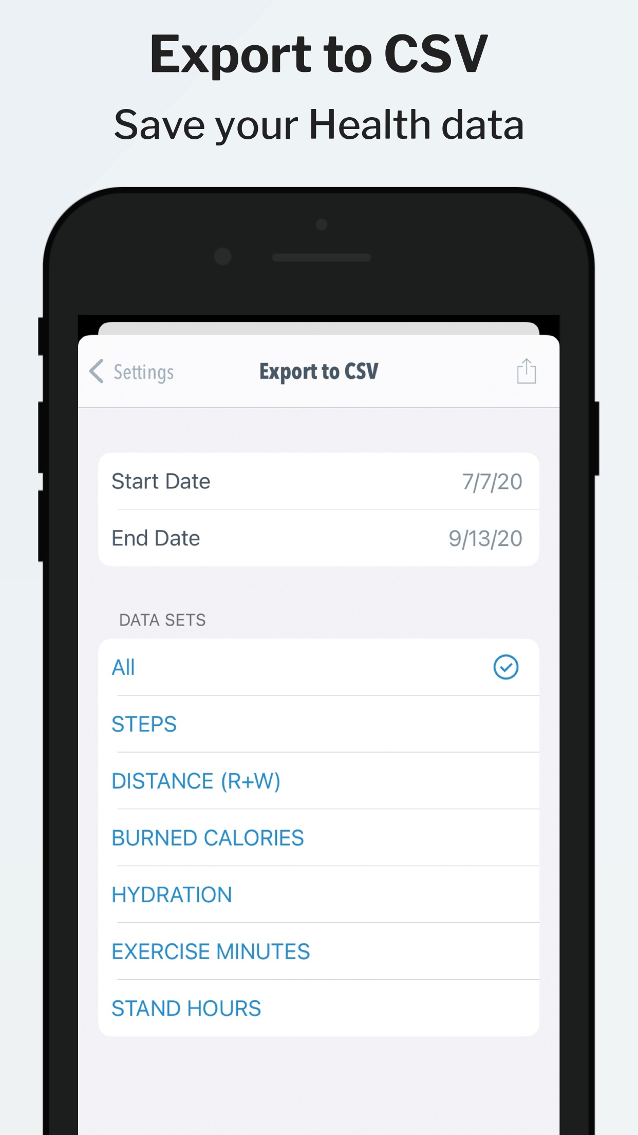 Screenshot do app HealthView Widget