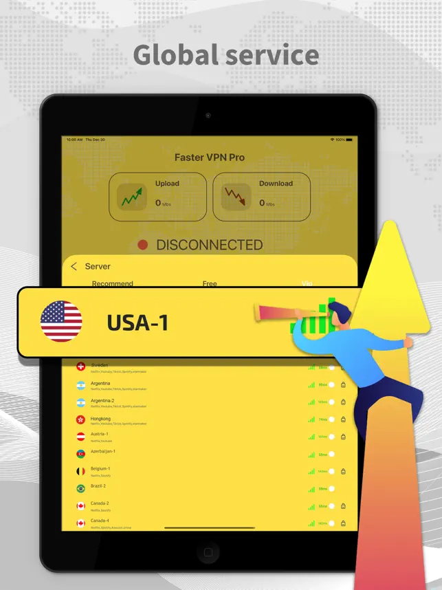 Captura de Pantalla 2 Faster VPN Pro - VPN Proxy iphone