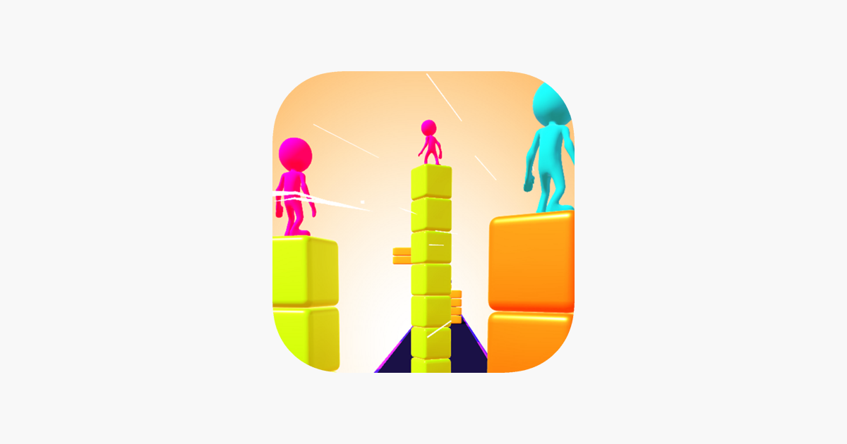 Cube Stack Race 3D」をApp Storeで