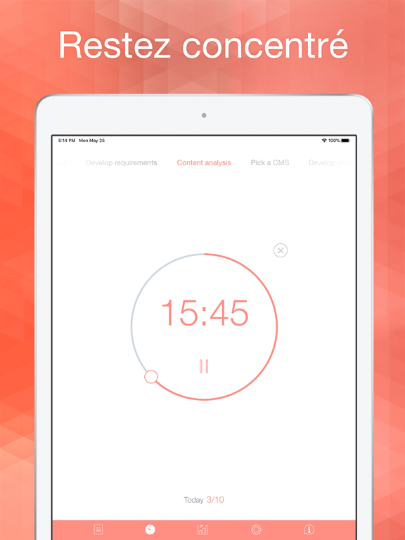 Be Focused Pro - Focus Timer iPad captures décran
