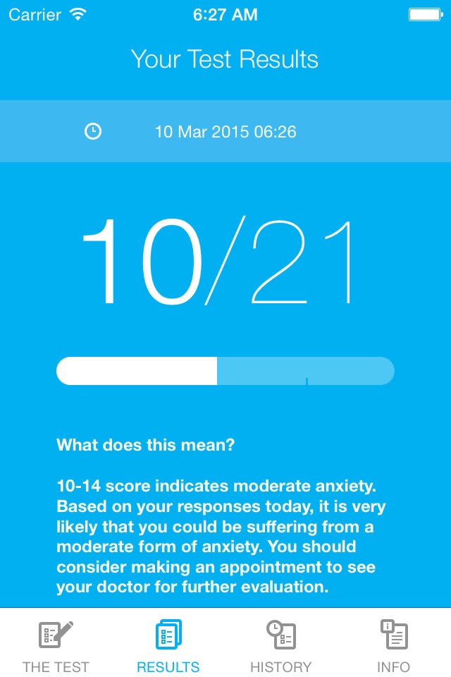 Anxiety Test & Relief screenshot 3