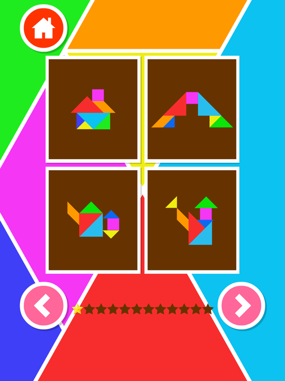 Fun tangram:Learn math shapes screenshot 4