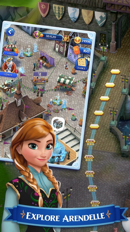 Disney Frozen Free Fall Game screenshot-3