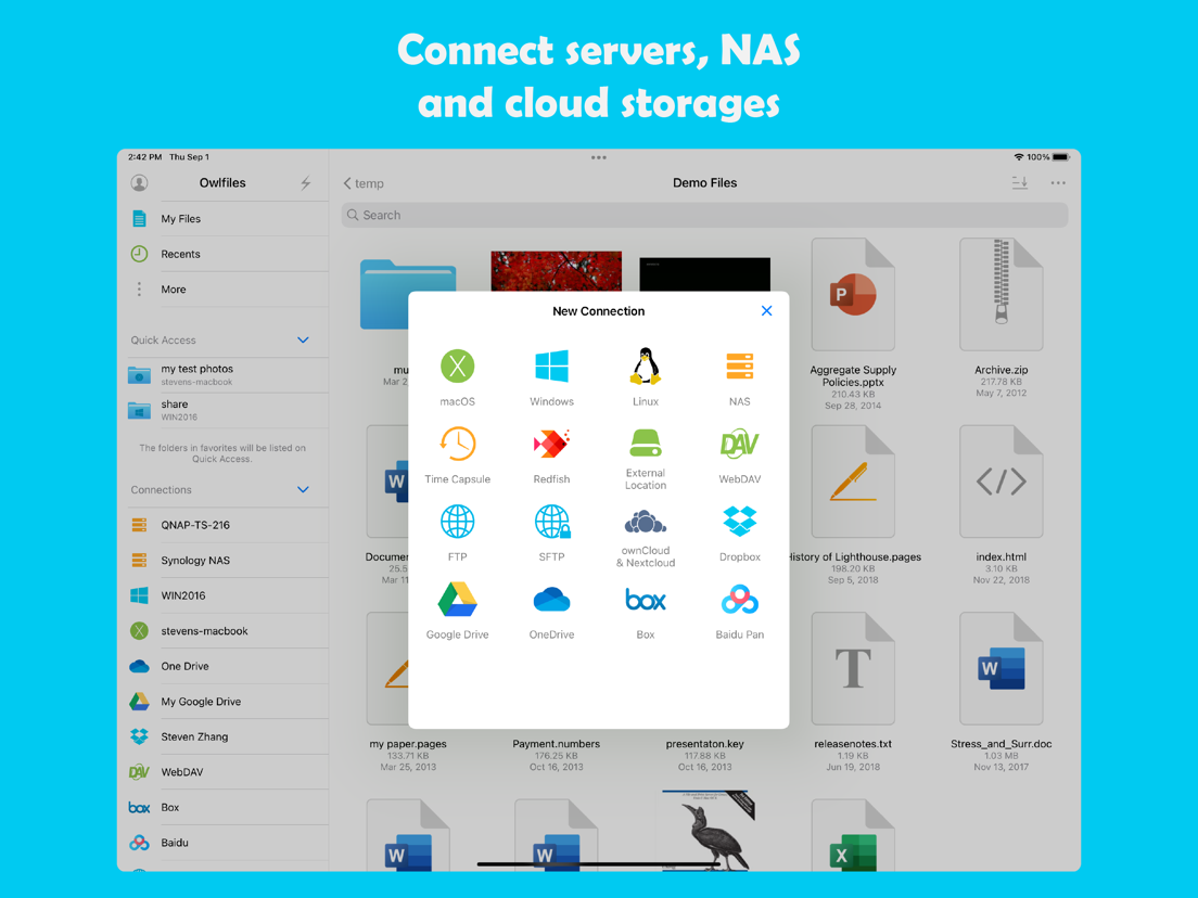Owlfiles File Manager App voor iPhone, iPad en iPod touch AppWereld