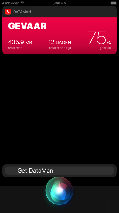 DataMan - Data Usage Widget iPhone app afbeelding 7