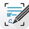 The ScanBox app helps you in your workflow to scan important documents and edit them before sending/saving