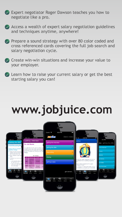 Jobjuice-Salary Negotiation Screenshots