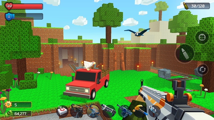 Pixel Combat: Zombie Games 3-D screenshot-6