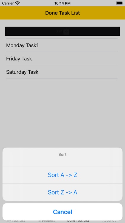 Evrim Task List