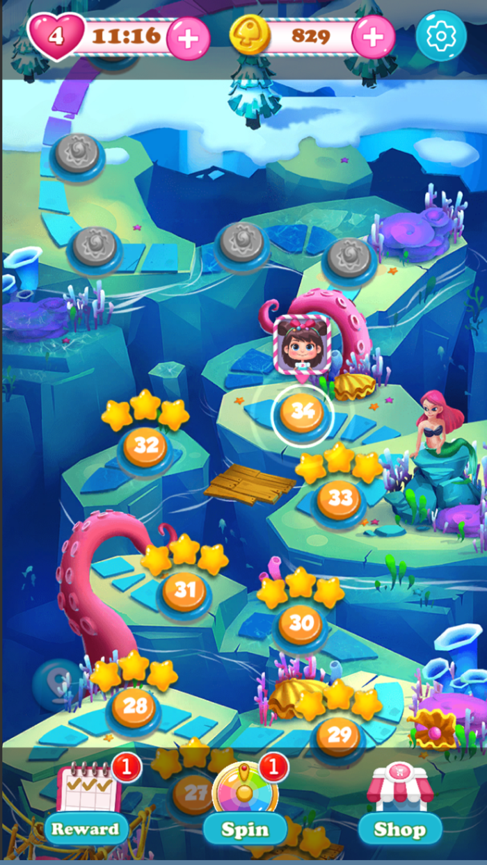 Fish Match 3-Puzzle Game