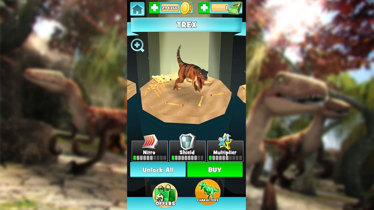 Jurassic Dinos Zoo: T-Rex Race screenshot-3