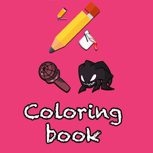 fnf - fnaf Arts Coloring book iOS App