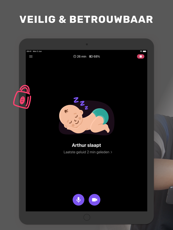 Bibino: Babyfoon Nanny Cam iPad app afbeelding 8