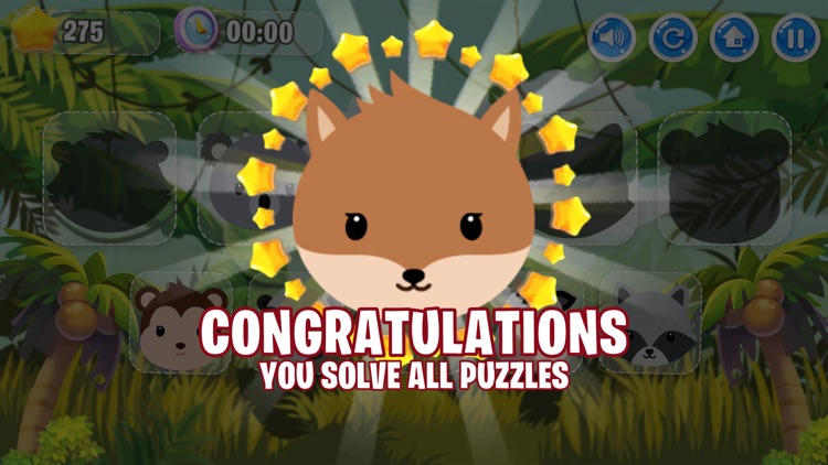 Cute Animals Puzzles Match Fun screenshot-4
