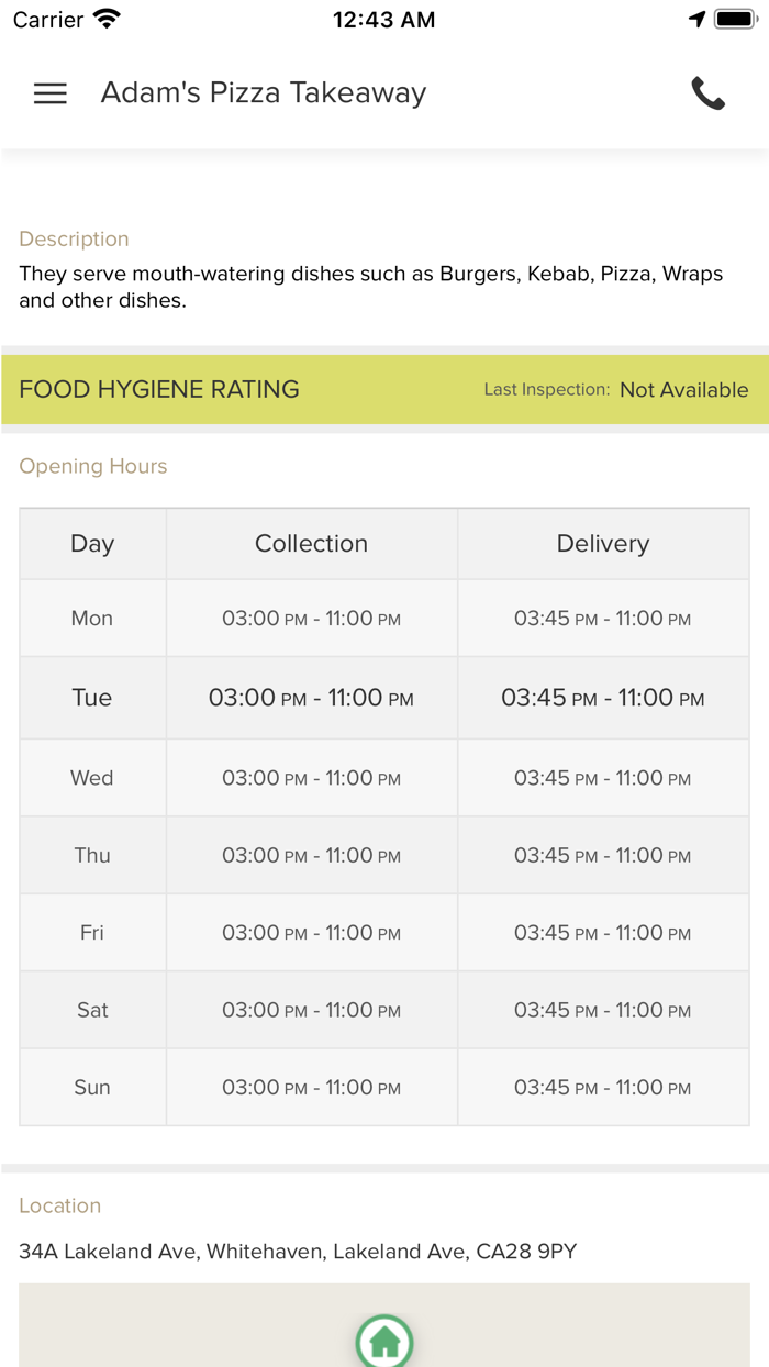 Adams Pizza Takeaway