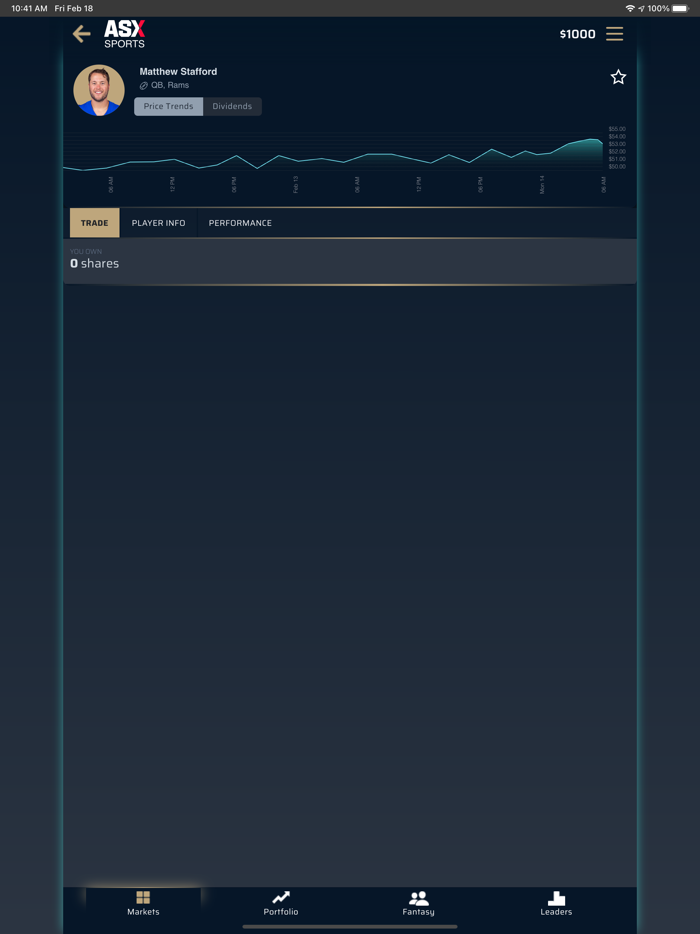 ASX Sports Fantasy Sports