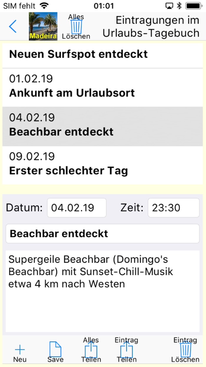 Madeira App für den Urlaub