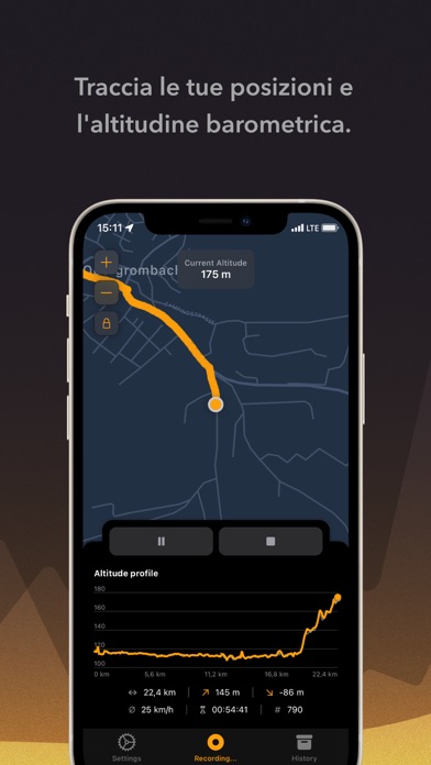 Screenshot of Baloc - Barometro GPS Tracker1