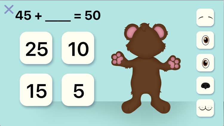 Teddy Bear Math - Add to 50