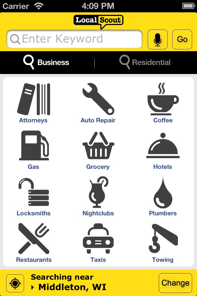 LocalScout Yellow Pages screenshot 2