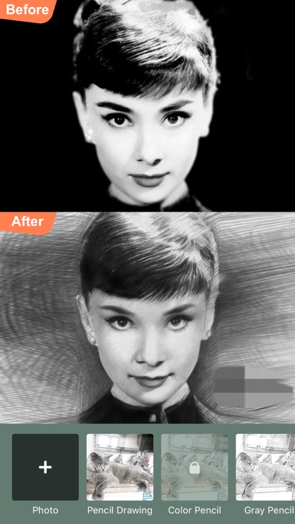 Photo To Sketch Drawing Filter