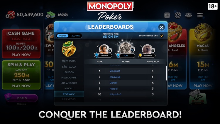 MONOPOLY Poker - Texas Holdem screenshot-5