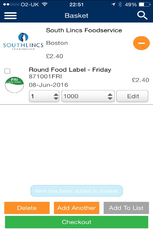 South Lincs Foodservice screenshot 3