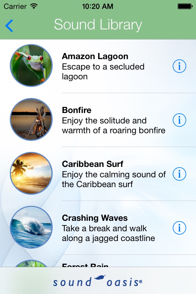 Sound Oasis Nature Sounds Pro screenshot 4