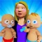 Want to have fun with virtual family simulator and baby care of mom life games